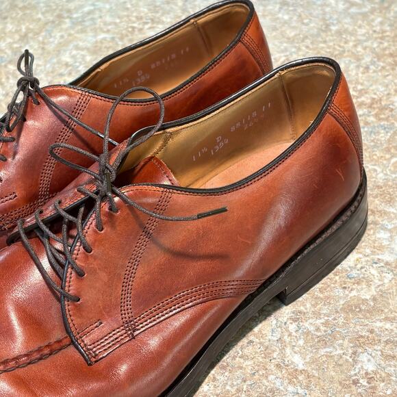 Allen Edmonds Brown Leather Lace Up Dellwood Oxford Dress Shoes Size 11.5 D main image 8